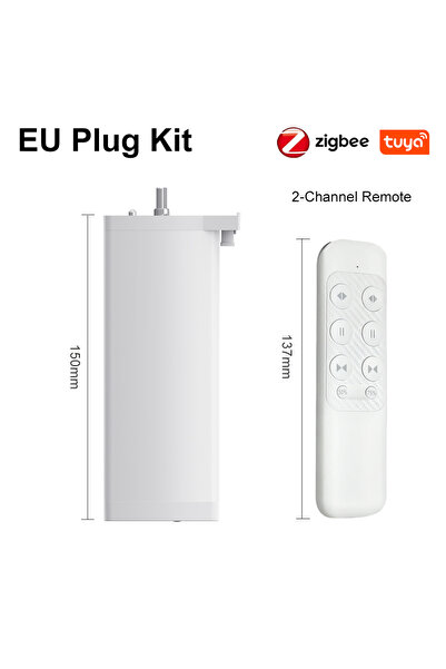 Choice Motor EU Plug (Zigbee) Work With Tuya 155MM 4rd Smart Zigbee/WiFi Elec...