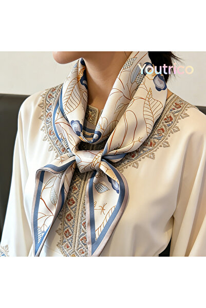 Youtrico Women's Scarves & Neckerchief - Botanical Prints, All-Season Style,H...