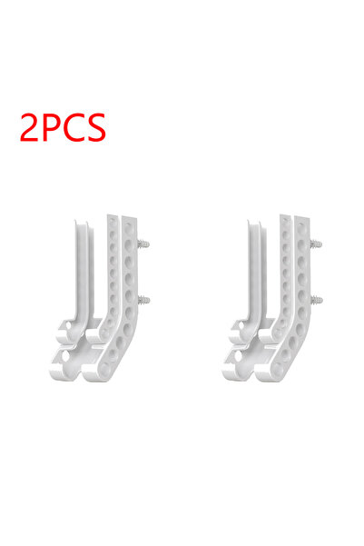 APWIKOGER 2PCS White Battery Storage Organizer Wall Mount AA & AAA Combo Batt...