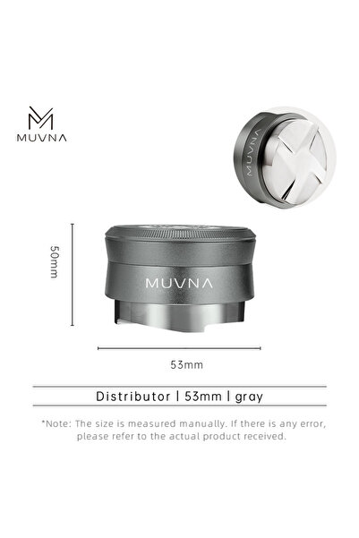 Choice موزع مكبس قهوة إسبريسو MUVNA V2 مقاس 53 مم، ضغط 30 رطل، مكبس قهوة زنبركي، مصنوع من الفولاذ المقاوم للصدأ