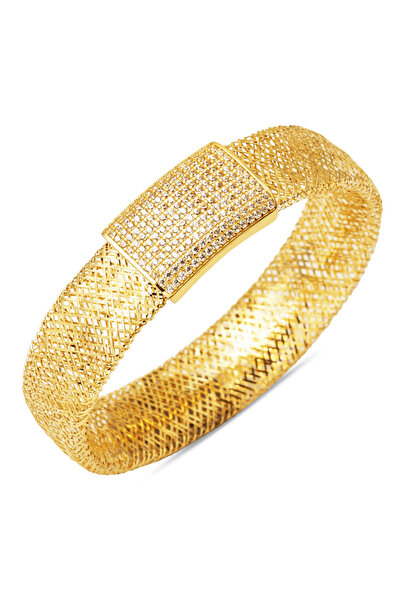 Bilezikci İtalyan Hasırı 14 Ayar Altın Bileklik