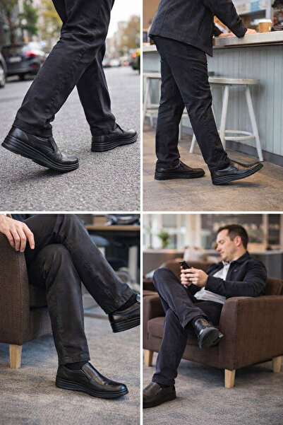 Liarca L Flex Comfort 101 Genuine Leather Orthopedic Comfortable Laceless Dai...
