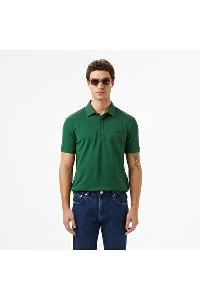 Lacoste Men's Regular Fit Green Paris Polo