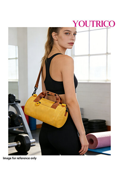 Youtrico حقيبة رياضية مقاومة للماء للجنسين (صغيرة 32 × 18 سم) - تصميم ألوان م...