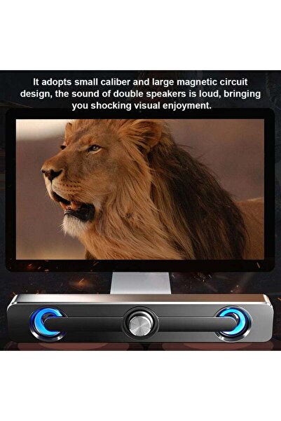 SADA مكبر صوت بلوتوث للسينما المنزلية 4D Surround Soundbar، تلفزيون محمول مقا...