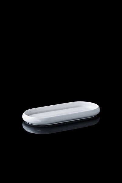ACAR Bianco Perla Porselen Kayık Tabak - 22,8 cm SCT-21-0233
