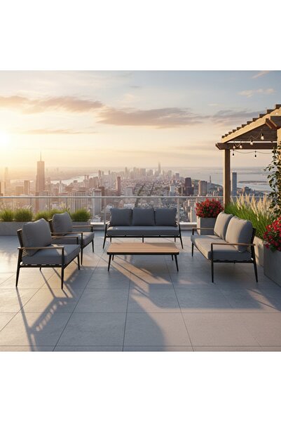 DEC4 طقم جلسات خارجى 7شخص عصرى ومميز