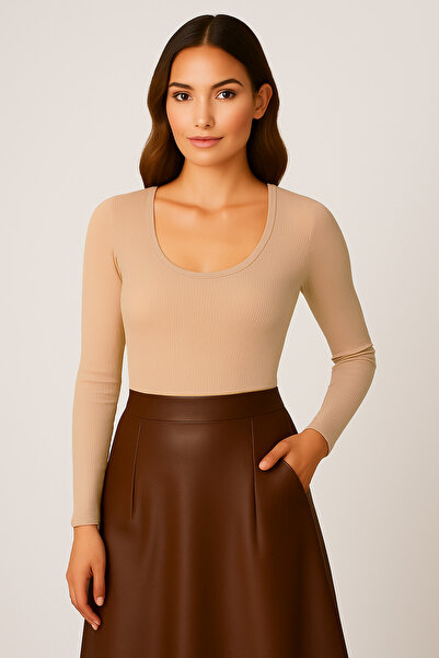 MİO ESTİLO Bluză cu mânecă lungă Novelle Havuz