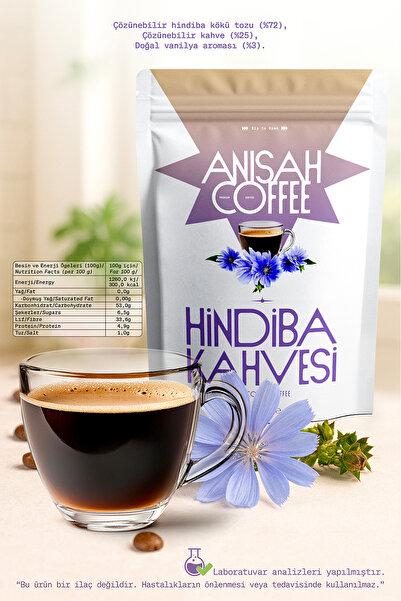 Anisah Coffee Prebiyotik Hindiba Kahvesi | 150gr | Lif Kaynağı, Sindirim Dostu