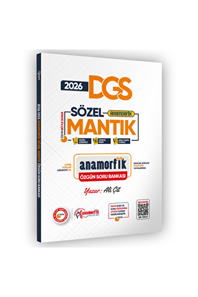 Anamorfik Yayınları Dgs Anamorfik Sözel Mantık Soru Bankası Yeni Müfredat Dij...