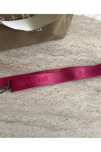 gül sezgin butik ÇANTA SAPI ASKISI FUŞYA RENK