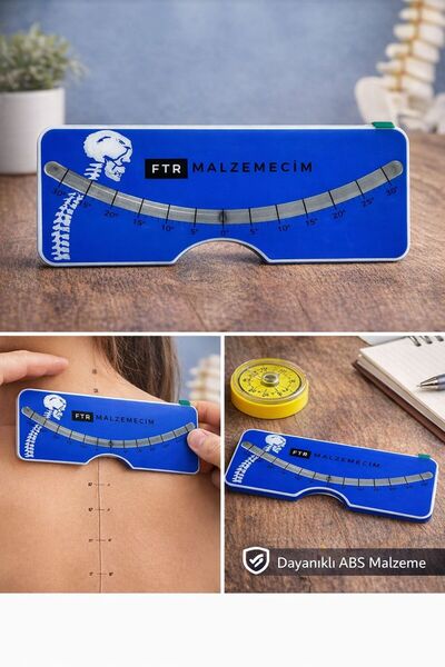 FTRMALZEMECİM Skolyometre Skolyoz ölçüm cetveli