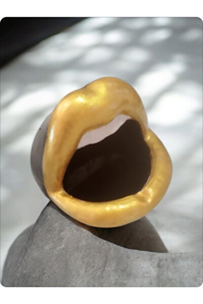 BOHEM PeSaPe ArT Dudak Küllük & Saksı&Takı kutusu Dekoratif Obje