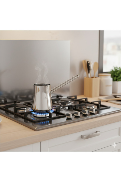 Sofram Turkish soft steel coffee pot, 1.2 liter capacity