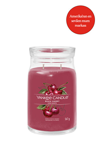 Yankee Candle Black Cherry Signature Büyük Mum