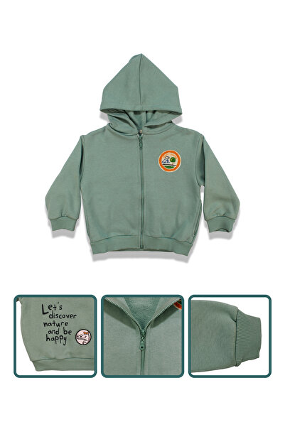 bebegen Hanorac verde Happy cu 3 fire pentru băiat