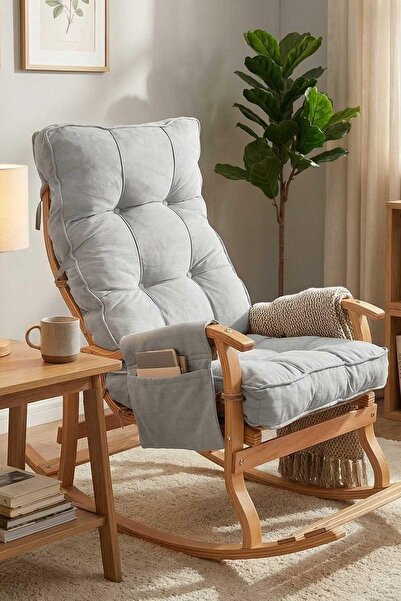 Reyo Santorini Kapitoneli Tv Koltuğu Baba Koltuğu Sallanan Sandalye Emzirme K...