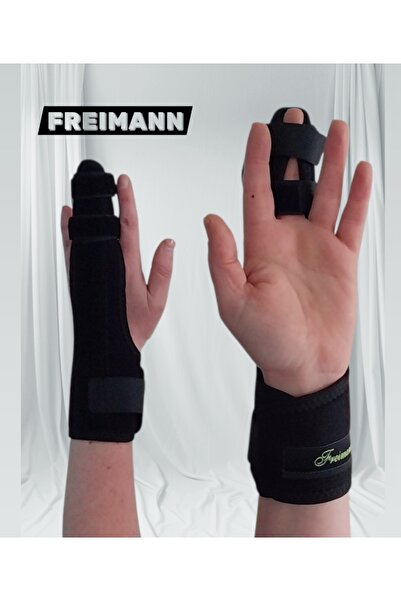 FREIMANN Kumaş Kaplı Parmak Ateli  Parmak Sabitleyici  Kırık Sabitleme  Tetik...