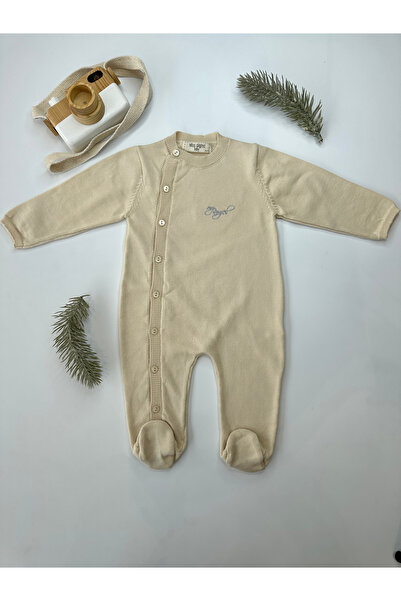 NİNOS ALEGRES KIZ - ERKEK %100 PAMUK MELEK KANATLI TULUM NATURAL