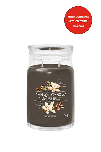 Yankee Candle Vanilla Bean Espresso Signature Büyük Mum
