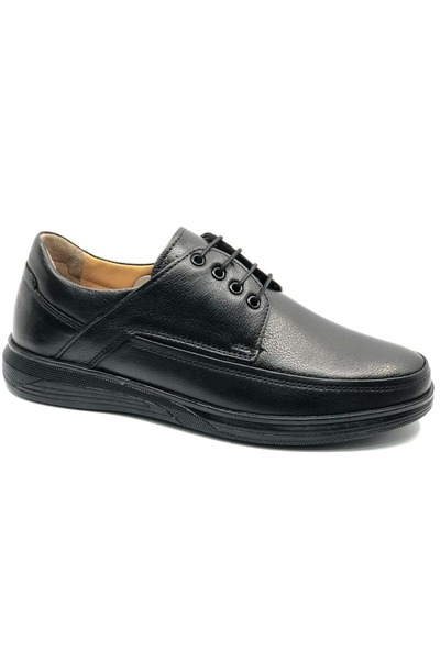 KCMN Dropland 014 Pantofi casual pentru bărbați din piele naturală NEGRU