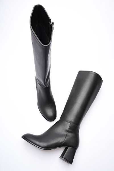 TRENDELLA Cizme de iarnă pentru femei Elsie, bej, cu toc gros