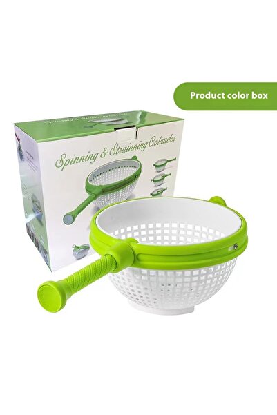 OEM Многофункционален гевгир Spinner, ABS/Полипропилен, 39.5x21.5x11.5см, зел...