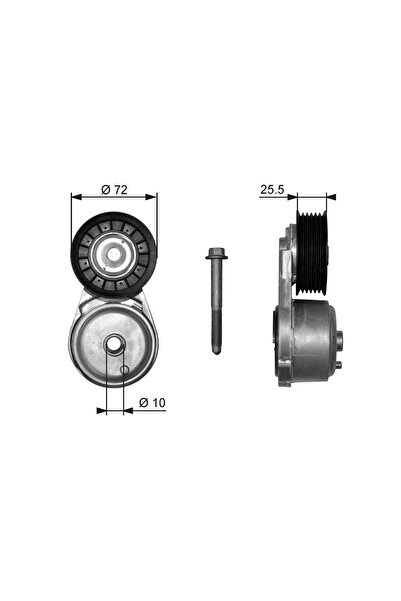 GATES Intinzator Curea, Curea Distributie Gmc C3500 Extended Cab Pickup 1995-2000 Benzina
