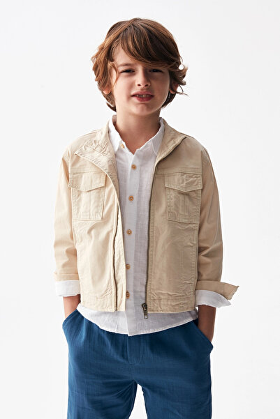 nk kids 4-8 Yaş Denim Ceket Krem