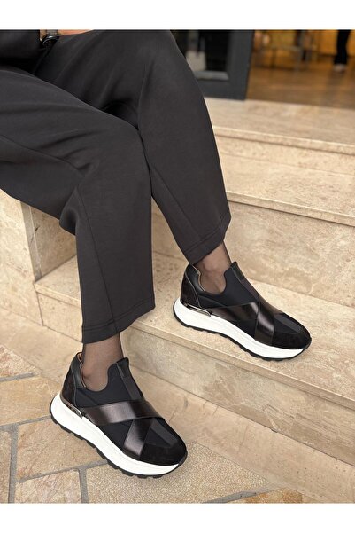 BABLACK نعل رياضي من السلسلة الخاصة كروس مصنوع من الجلد الطبيعي بنسبة 100% با...