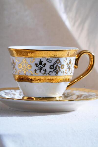 ACAR Hadley 6 Kişilik Kahve Fincanı Takımı - 90 ml