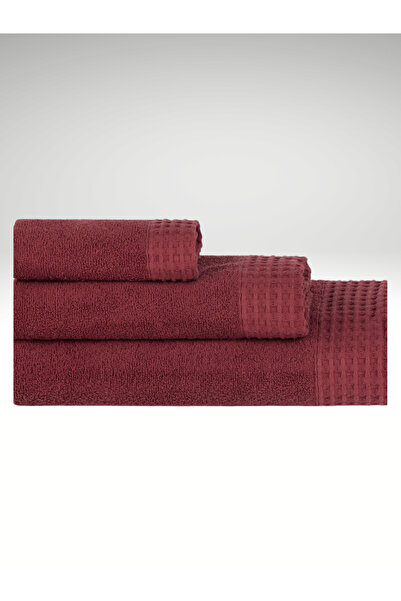 artek Complete set of 3 cotton towels Meditera Red