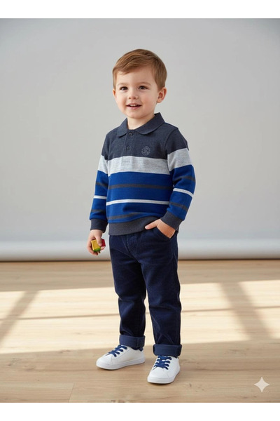 Orca Kids Fashion سويت شيرت مونا روزا للأولاد من عمر 1-4 سنوات