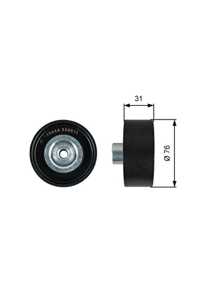 GATES Rola Ghidare/Conducere Curea Transmisie Ford Transit Bus/Transit Carose...