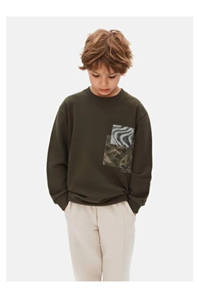 nk kids Nk 8-14 Depthsof Sweat Khaki
