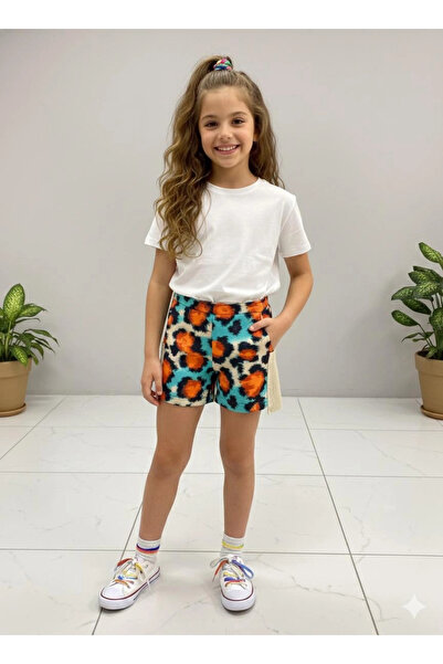 nk kids Nk 8-14 Years Old Leopard Shorts