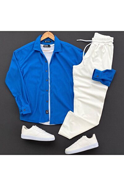 THEGENTMAN Османски тъкан Регулярна кройка Мъжка риза с дълъг ръкав Панталони...