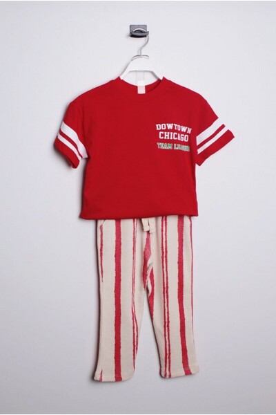 Orca Kids Fashion 2-8 Years Old Chicago Bulls Sweater Jogger Set