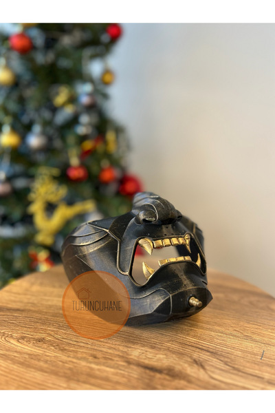 TURUNCUHANE Ghost of Tsushima Maskesi – Orijinal Boyut Koleksiyonluk Dekorati...