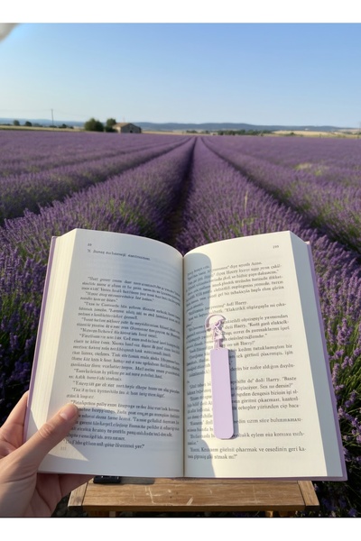 Goldesing 3D Design, Girl Figure Bookmark with Umbrella, Plastic Bookmark