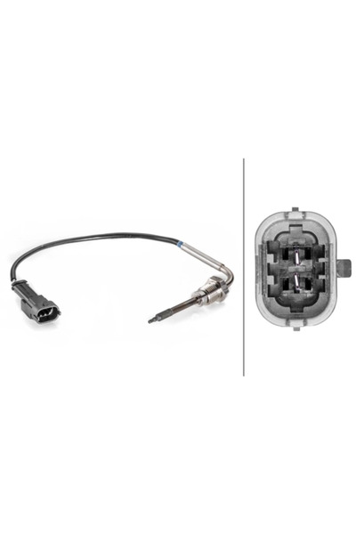 Hella Senzor Temperatura Gaze Evacuare Opel Astra J/Insignia A/Zafira Tourer ...