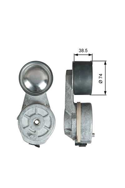 GATES Intinzator Curea, Curea Distributie Volvo 7300 1999-2004 Diesel