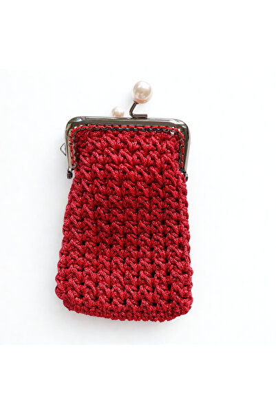 madame leman El Yapımı Örgü Sigaralık – İnci Detaylı Metal Klipsli Şık Tasarı...