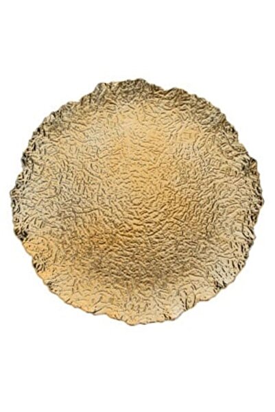 OEM Platou Rotund Decorativ din Plastic Reliefat Asimetric Ø33x1.5cm