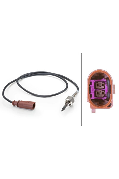 Hella Senzor Temperatura Gaze Evacuare Vw Crafter 30-35 Bus/Crafter 30-50 Car...