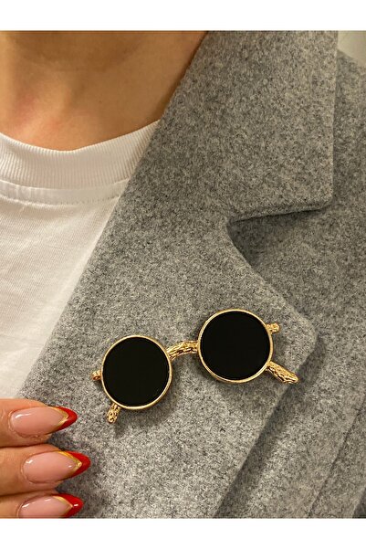 kurukafagift Broş Gözlük Figürlü