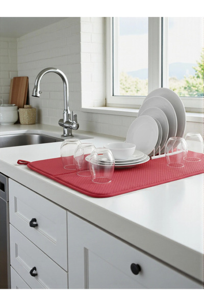 Chandler Home AQUAİR Bulaşık Kurutma Matı 35x45 cm | Tezgah Üstü Su Emici – K...