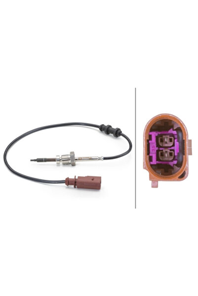 Hella Senzor Temperatura Gaze Evacuare Vw Passat B6/Passat B7/Passat Cc B6