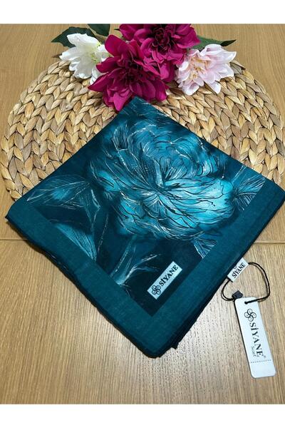 SİYANE ŞAL Шарф Siyane з візерунком лотоса 05