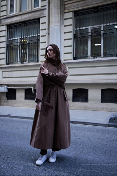 EBRA COLLECTİON Biyeli Trençkot